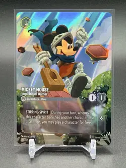 Mickey Mouse - Inspirational Warrior - Enchanted ENGLISH Disney Lorcana - Image 1