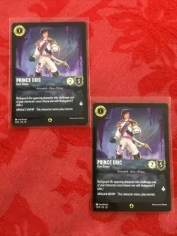 2x Disney Lorcana - Illumineer's Quest: Deep Trouble - Prince Eric - 13/31 x2 - Image 1