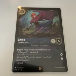 Anna - Ensnared Sister 1/31 Disney Lorcana - Illumineer's Quest: Deep Trouble NM - Image 1