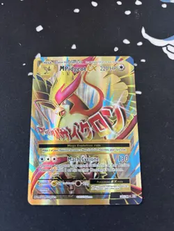 Holo Pokemon TCG M Pidgeot EX Full Art Ultra Rare Card 105/108 XY Evolutions - Image 1