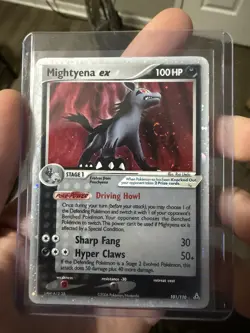 Mightyena ex 101/110 EX Holon Phantoms 2006 Holo Rare Pokemon Card TCG - Image 1