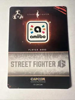 Nintendo Capcom Street Fighter 6 Amiibo Card Series 2 CAMMY 040 NM-Mint - Image 2