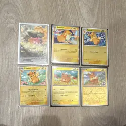 Pokemon TCG Pawmi, Pawmo, Pawmot SV1A 2023 Holo Card Lot 6 English - Image 1