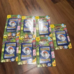 Sealed Pokemon 15 Cards + Promo Pack Mystery TCG MJ Holdings Lot Of 7 - Image 1