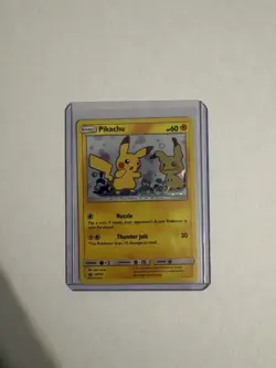 Pikachu SM162 Holo Black Star Promo - Team Up Sun & Moon Pokemon Card TCG NM - Image 1