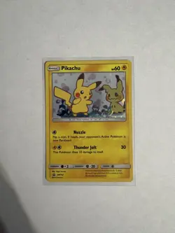Pikachu SM162 Holo Black Star Promo - Team Up Sun & Moon Pokemon Card TCG NM - Image 2
