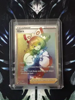 Klara (Secret) SWSH06: Chilling Reign #217/198 Secret Rare,Holo Pokemon Card - Image 1
