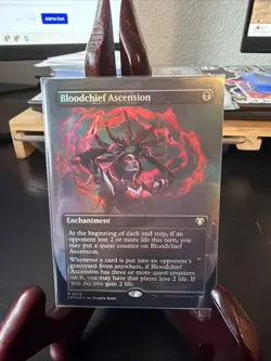 Bloodchief Ascension (Borderless) Commander Masters Foil - Image 1