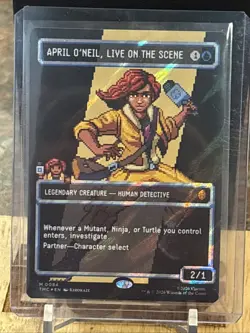 April O'Neil, Live on the Scene (Surge Foil) [Teenage Mutant Ninja Turtles Comm - Image 1