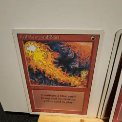 Red Elemental Blast (Revised Edition) Regular MTG - FREE SHIPPING - Image 1
