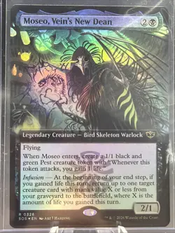 Moseo, Vein's New Dean (Extended Art) Secrets of Strixhaven Foil - Image 2