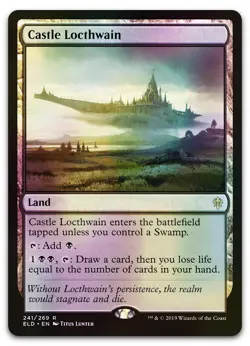 Castle Locthwain #241 (Foil) (NM) Throne of Eldraine ELD Magic MTG - Image 1