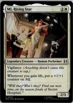 MJ, Rising Star 3 Marvel's Spider-Man: Eternal-Legal Magic The Gathering Foil NM - Image 1