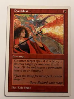 MtG Pyroblast Fifth Edition Magic the Gathering - Image 1