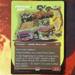 Howlsquad Heavy (Borderless) (Foil) - Aetherdrift - NM - MTG - Image 1