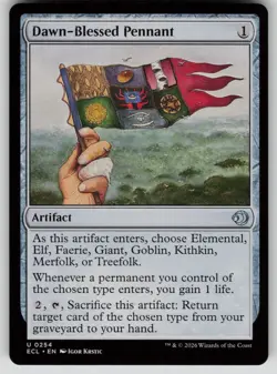 Dawn-Blessed Pennant Normal U Lorwyn Eclipsed 254 NM - Image 1