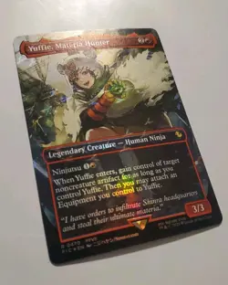 Yuffie, Materia Hunter (Borderless) (Chocobo Track Foil) Commander:Final Fantasy - Image 3