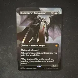 MTG Bloodthirsty Conqueror FDN 318 Mythic Borderless (NM) - Image 1