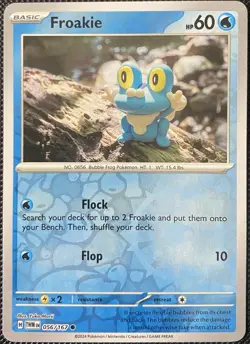 Froakie 056/167 Sv06: Twilight Masquerade Reverse Holo - Pokemon Card - Image 1