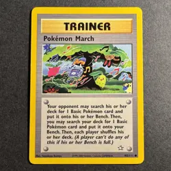 Pokemon March - 102/111 - Neo Genesis - Unlimited - Common - Pokemon - Played - Image 1