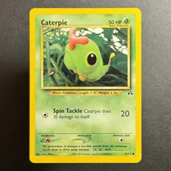Caterpie - 53/75 - Neo Discovery - Pokemon - Common - Played - Image 1