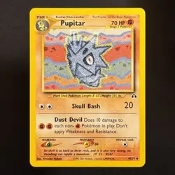 Pupitar - 45/75 - Neo Discovery - Pokemon - Uncommon - Played - Image 1