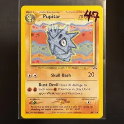 Pupitar - 45/75 - Neo Discovery - Pokemon - Uncommon - Played - Image 3