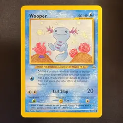 Wooper - 71/75 - Neo Discovery - Pokemon - Common - Played - Image 1