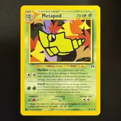 Metapod - 42/75 - Neo Discovery - Pokemon - Uncommon - Played - Image 1