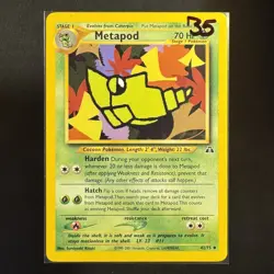 Metapod - 42/75 - Neo Discovery - Pokemon - Uncommon - Played - Image 3