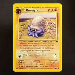 Omanyte - 60/75 - Neo Discovery - Pokemon - Common - Played - Image 1