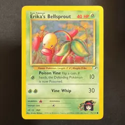Erika's Bellsprout - 75/132 - Gym Heroes - Pokemon - Common - Played - Image 1
