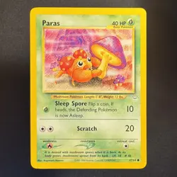 Paras - 47/64 - Neo Revelation - Pokemon - Common - Played - Image 1