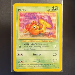Paras - 47/64 - Neo Revelation - Pokemon - Common - Played - Image 3