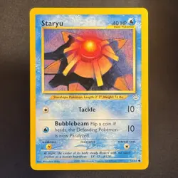 Staryu - 56/64 - Neo Revelation - Pokemon - Common - Played - Image 1