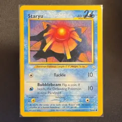 Staryu - 56/64 - Neo Revelation - Pokemon - Common - Played - Image 3