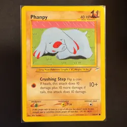 Phanpy - 76/105 - Neo Destiny - Pokemon - Common - Played - Image 3