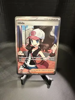 Hilda 164/086 SV: White Flare Ultra Rare Holo Trainer Pokemon - Image 1