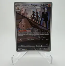 Team Rocket's Dugtrio 239/217 ASCENSION Illustration Rare Holo 100 HP - Image 1