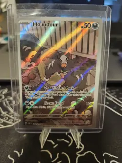 Pokemon Obsidian Flames Houndour IR 204/197 Near Mint Condition - Image 1