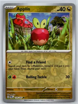 Applin 126/167 C Twilight Masquerade Reverse Holo NM Pokemon - Image 1