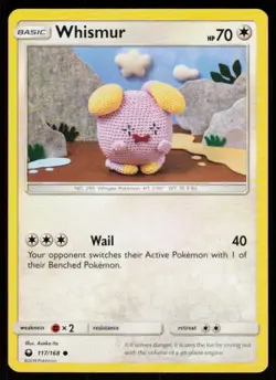Whismur 117/168 Common Celestial Storm Pokemon Near Mint - Image 1