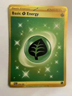 Pokemon Basic Grass Energy 278/193 Sv02: Paldea Evolved Holo Mint - Image 1