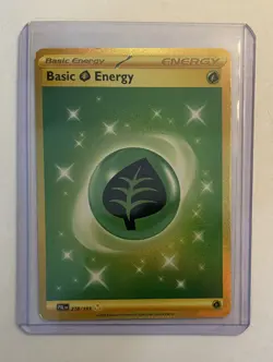 Pokemon Basic Grass Energy 278/193 Sv02: Paldea Evolved Holo Mint - Image 3