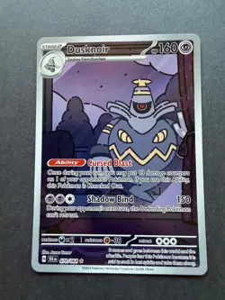 DUSKNOIR 070/064 ILLUSTRATION RARE SHROUDED FABLE POKEMON NM - Image 1