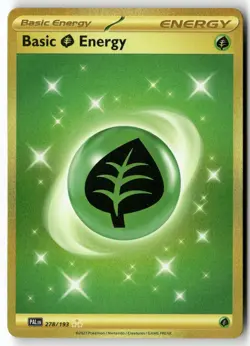 BASIC GRASS ENERGY 278/193 HYPER RARE PALDEA EVOLVED POKEMON NEAR MINT - Image 1