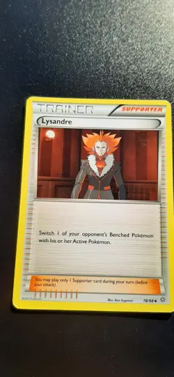 Lysandre 78/98 XY Ancient Origins Regular Uncommon Trainer Pokemon Card TCG Game - Image 1