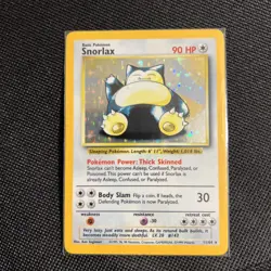 Snorlax (NO SYMBOL ERROR) Holo Jungle #11/64 Pokemon TCG NM - Image 1