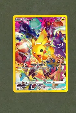 Pikachu (Secret) 160/159 SWSH: Crown Zenith Holo Pokemon Card NM - Image 1