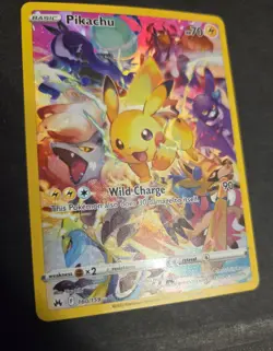 Pikachu (Secret) 160/159 SWSH: Crown Zenith Holo Pokemon Card NM - Image 5